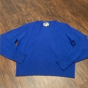 JCrew Cashmere Sweater cropped fit size medium Worn once!